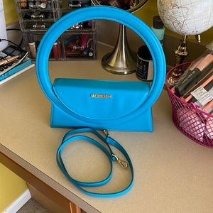 100% Authentic Jacquemus Women’s Blue Le Sac Rond